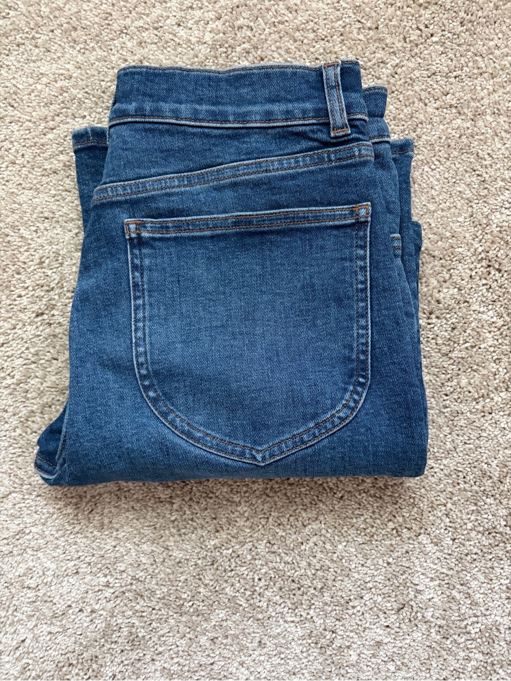 Madewell classic cropped jeans
